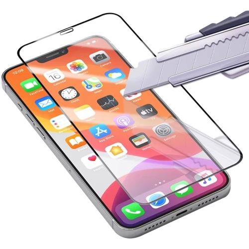 Захисне скло для iPhone FJ Gears Tempered Glass 2.5D FulI Cover HD Black для iPhone 12 | iPhone 12 Pro: Тип аксесуара защитное стекло