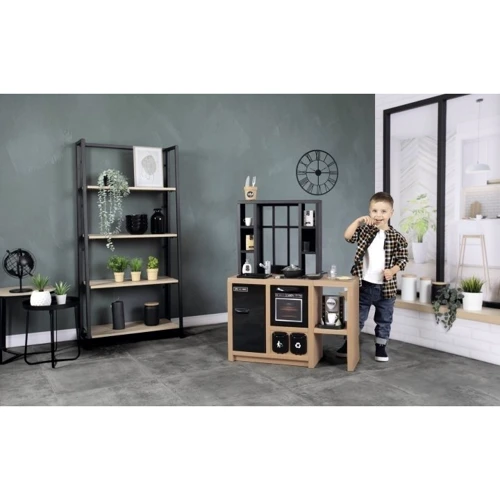 Интерактивная кухня Smoby Toys Лофт c кофемашиной аксессуарами и звуковым эффектом (312600) фото 15