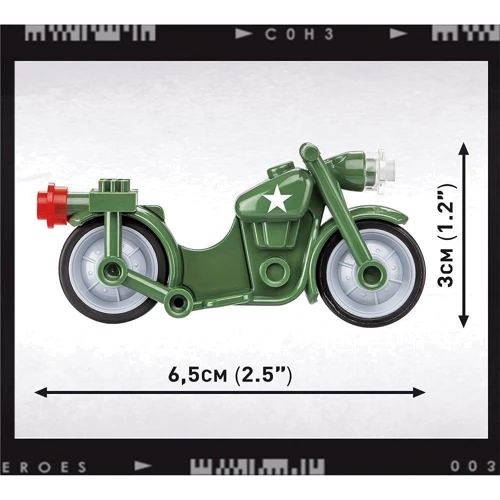 Конструктор COBI Company of Heroes 3 USA Центр Авиаподдержки, 652 детали фото 5