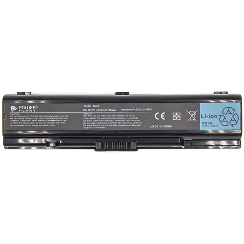 Батарея для ноутбука Акумулятор PowerPlant для ноутбуків TOSHIBA Satellite A200 (PA3534U-1BRS, TA3533LH) 10.8V 4400mAh (NB510054) фото 2