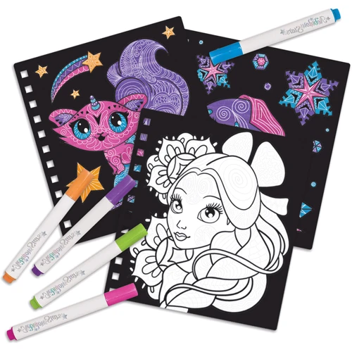 Набор для творчества Nebulous Stars Раскраска: Узоры на бархате (11026)