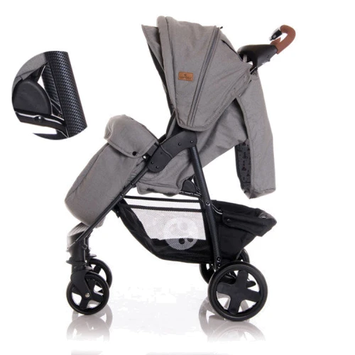 Универсальная коляска 2 в 1 Lorelli DAISY SET с автокреслом (dark grey lighthouse): Возможность установки люльки нет