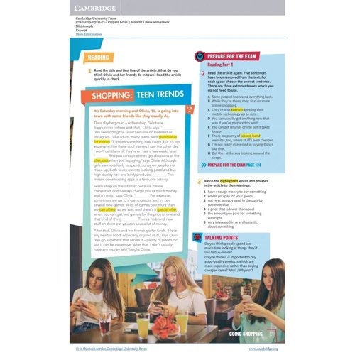 Prepare! Updated 2nd Edition 5: Student's Book with eBook: Производитель Cambridge University Press