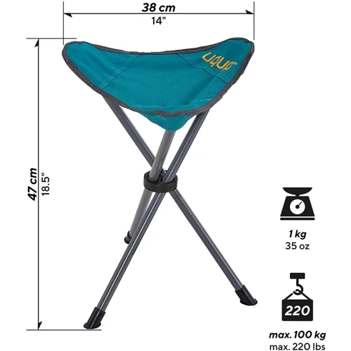 Стул раскладной Uquip Darcy Caribbean Blue (DAS301551)