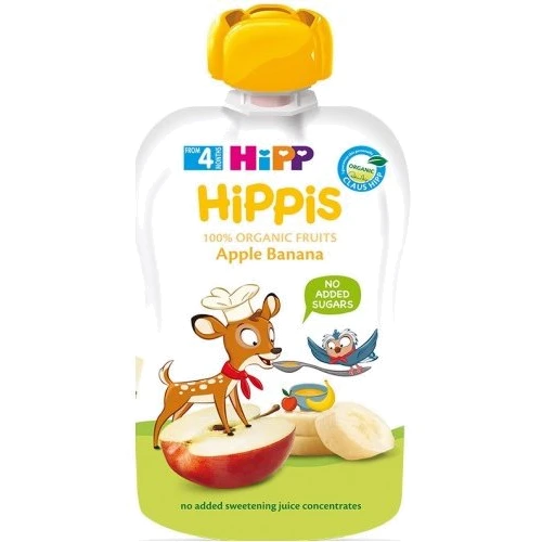 Пюре HIPP Яблоко - Банан 100гр (9062300133711)