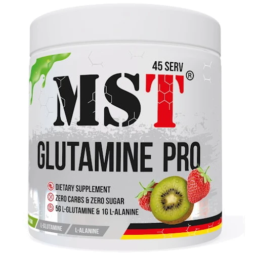 Аминокислота для спорта MST Glutamine Pro 315 g /45 servings/ Strawberry Kiwi