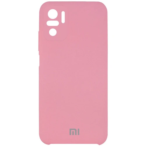 Аксессуар для смартфона Mobile Case Silicone Cover Shield Camera Light Pink for Xiaomi Redmi Note 10 / Note 10s