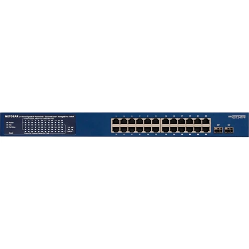 Мережевий комутатор Netgear GS724TPP (GS724TPP-100EUS): Порти только Gigabit Ethernet (10/100/1000)