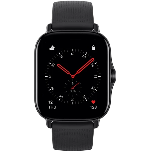 Смарт-часы Amazfit GTS 2 New Version Midnight Black: Дисплей 1.65" AMOLED (348x442)