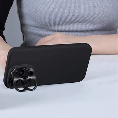 Чохол для iPhone Nillkin Silicone LensWing Magnetic Black для iPhone 15 Pro: Тип чохла накладка на задню частину
