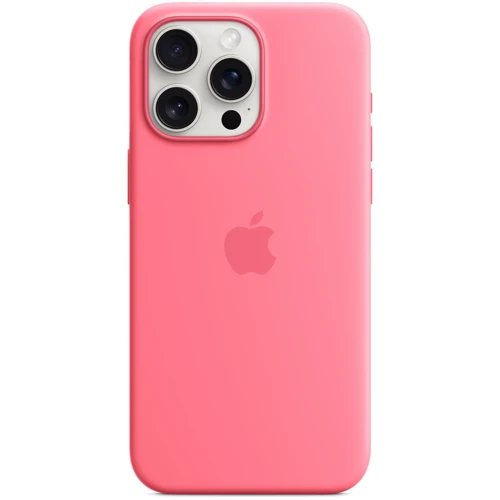Чохол для iPhone Apple Silicone Case з MagSafe Pink (MWNN3) для iPhone 15 Pro Max: Матеріали Силикон