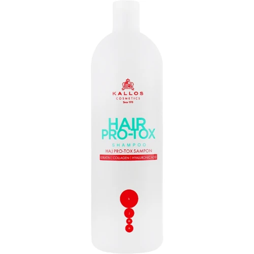 Kallos Cosmetics Hair Pro-tox Shampoo Шампунь для волосся з кератином, колагеном та гіалуроновою кислотою 1000мл