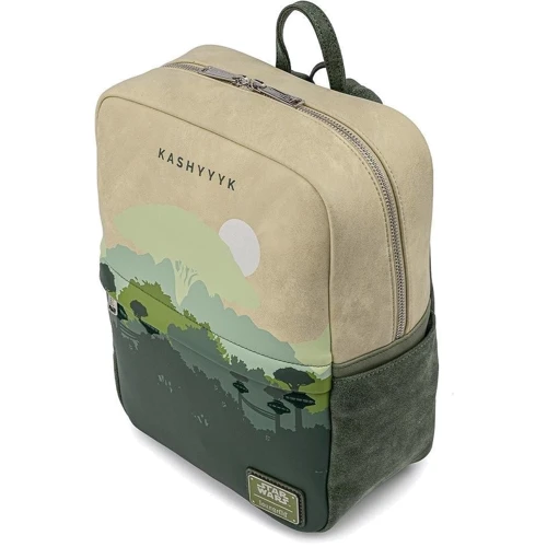 Рюкзак Loungefly Star Wars - Lands Kashyyyk Square Mini Backpack (STBK0241): Корпус рюкзака Мягкий