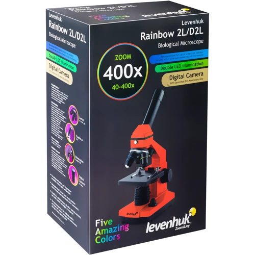 Микроскоп Levenhuk Rainbow 2L Lime\Лайм (69088) фото 4