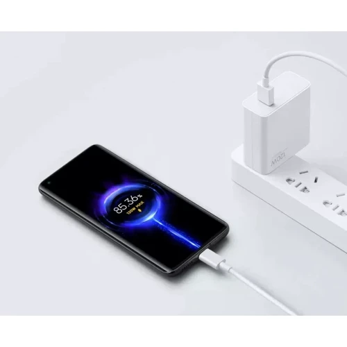 Зарядний пристрій Xiaomi Wall Charger USB 120W HyperCharge Combo with USB-C Cable White (BHR9462EU): Кабель в комплекті USB-C
