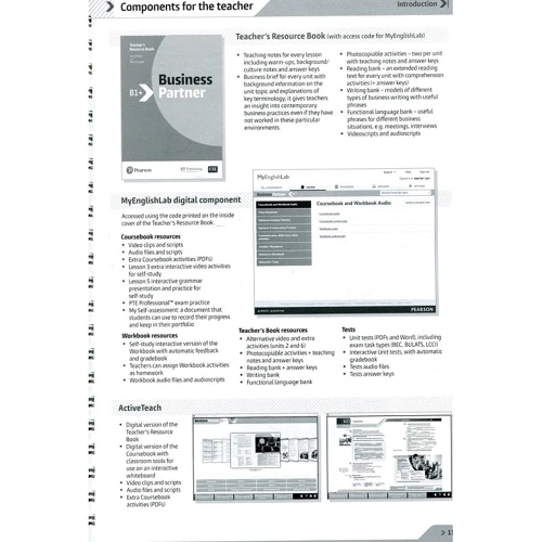 Business Partner B1+ Teacher's Resource Book with MyEnglishLab: Жанр Учебники и пособия
