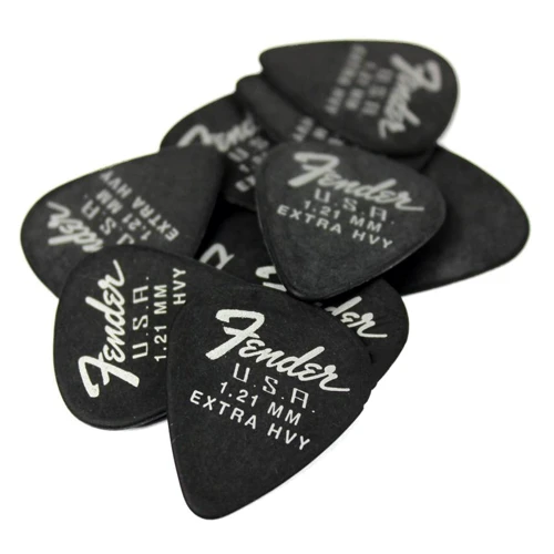 Медиатор Набор медиаторов Fender 351 Dura-Tone 1.21 12-Pack Black (229382)