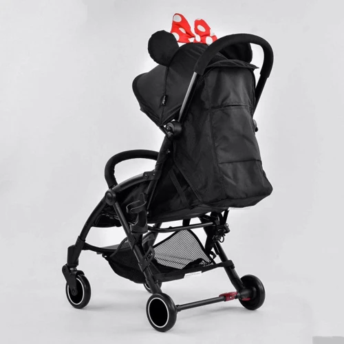 Коляска прогулочная W 2290 JOY Черный с красным: Ширина шасси 40