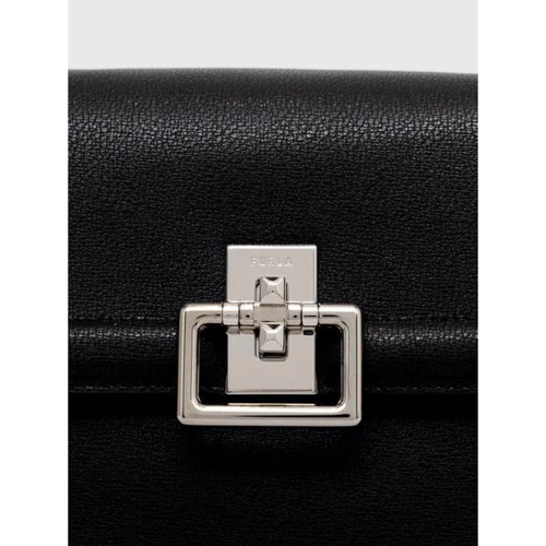 Женская сумка сэтчел Furla Villa S Crossbody черная (WB00321AX0732O6000): Пол Женский