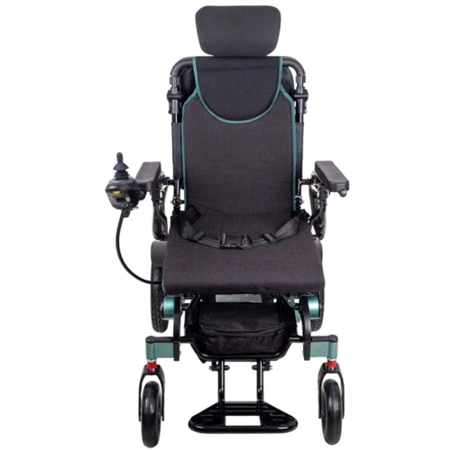 Электрическая инвалидная коляска inSPORTline Hawkie Evo Plus с регулируемой спинкой 700 Вт (27828)