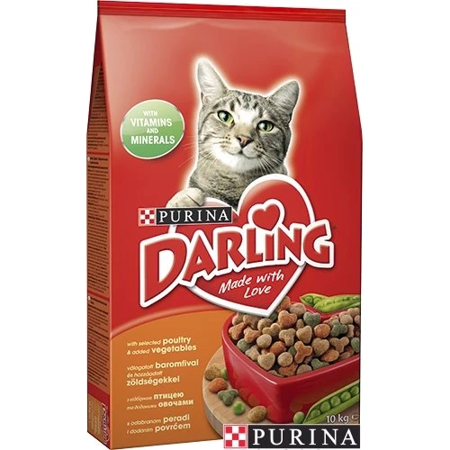 Сухой корм для кошек Purina Darling со вкусом птицы и овощей 10 кг (5997204501752)