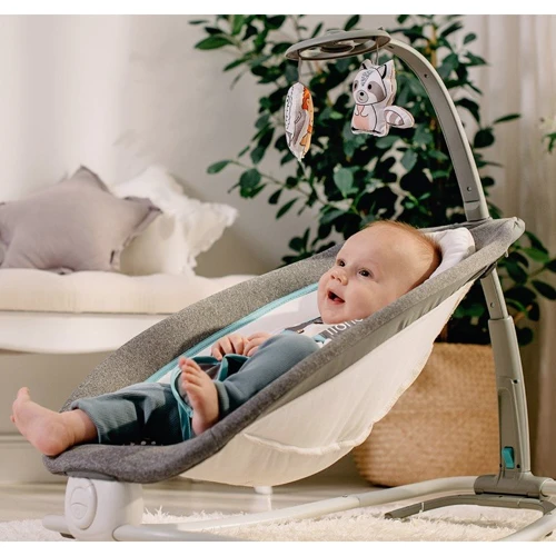 Укачивающий центр Lionelo PASCAL GREY DOVE: Конструкция опоры без колесиков