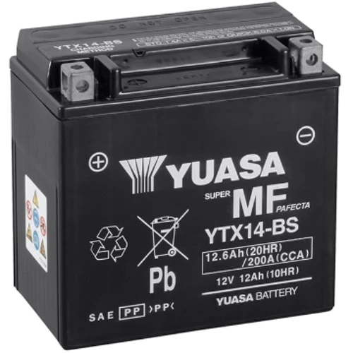 AGM аккумулятор Yuasa YTX14-BS