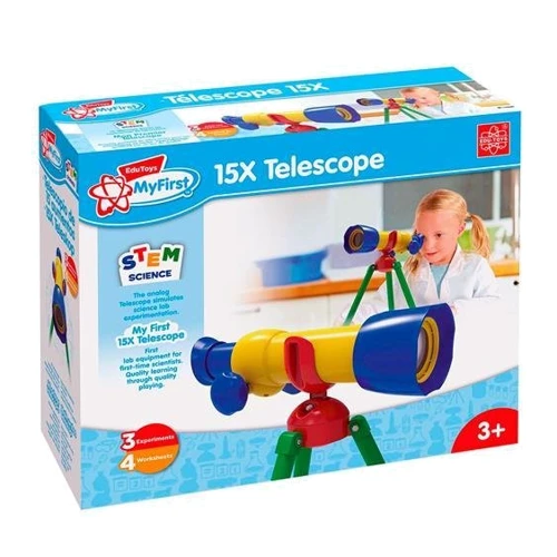 Мой первый телескоп 15x Edu-Toys (JS005): Возраст от 3-х лет