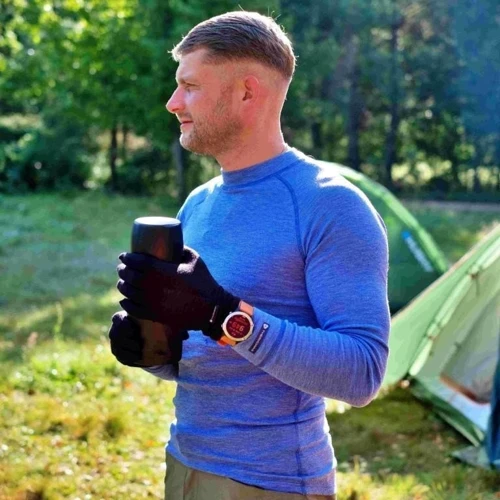 Термолонгслив Thermowave Merino Warm Active 12ACTI411-930 52-54 (L) синій: Склад Полиэстер, Полиамид, Шерсть