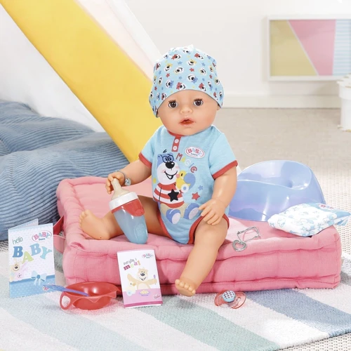 Кукла Baby Born Очаровательный мальчик с аксессуарами 43 см (834992): Высота, см 43