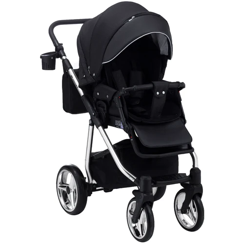Коляска 2 в 1 Adamex Barcelona Polar (Chrome) BR617 (624637): Материал колес полиуретан