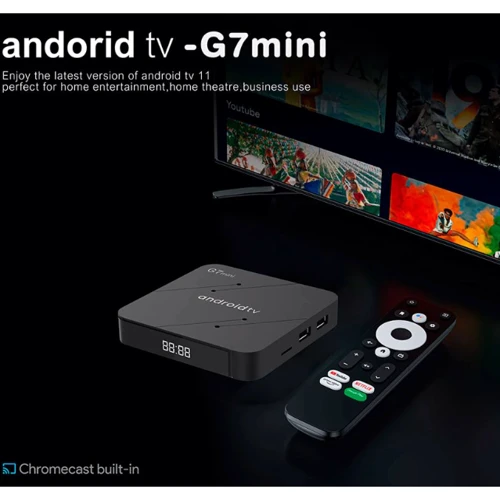 Приставка Smart TV G7 Mini ATV (2GB/16GB): Операционная система Android TV 11.0