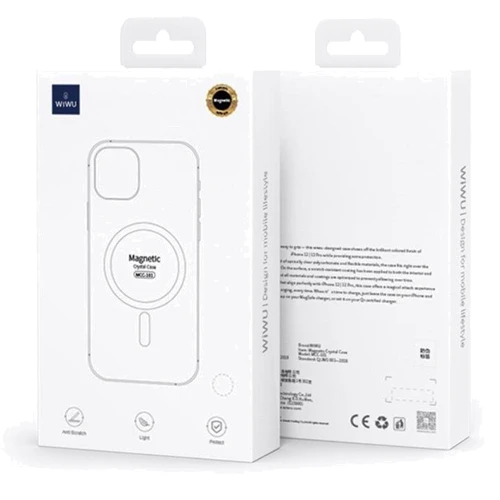 Чехол для iPhone WIWU Crystal Magnetic Case Transparent for iPhone 12 Pro Max: Тип аксессуара чехол
