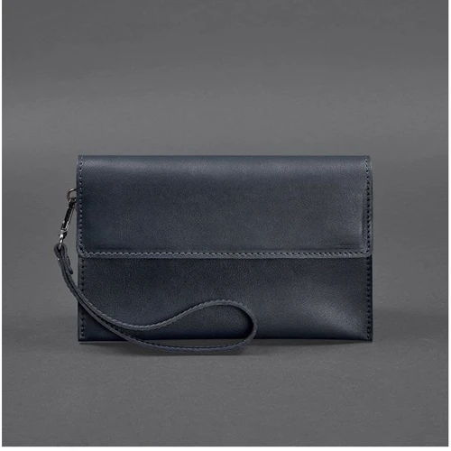 Мужская борсетка BlankNote синяя (BN-KLATCH-3-navy-blue) фото 9