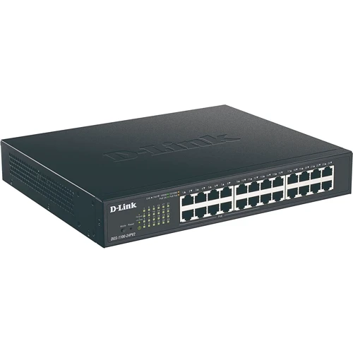Мережевий комутатор D-Link DGS-1100-24P: Порти только Gigabit Ethernet (10/100/1000)
