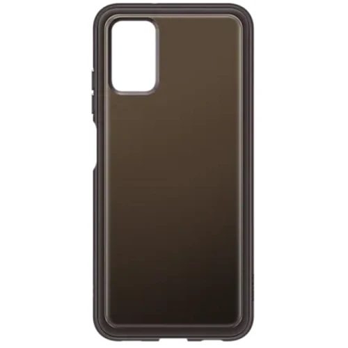 Чохол для телефона Samsung Soft Clear Cover Black (EF-QA037TBEGRU) для Samsung A037 Galaxy A03s: Колір чорний