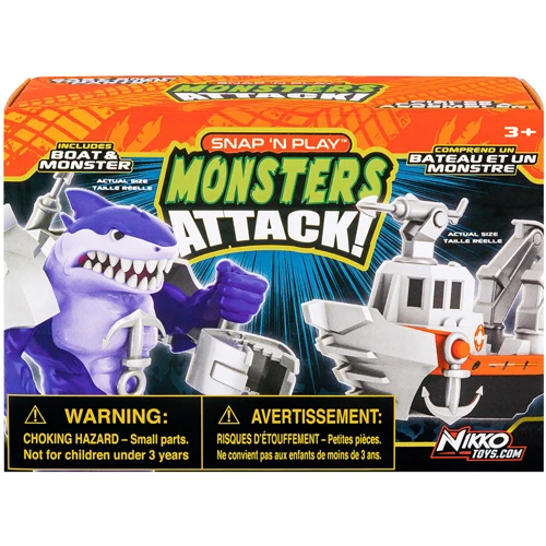 Игровой набор Road Rippers Snap'n Play Monsters Attack - Kraken vs Boat (20306)