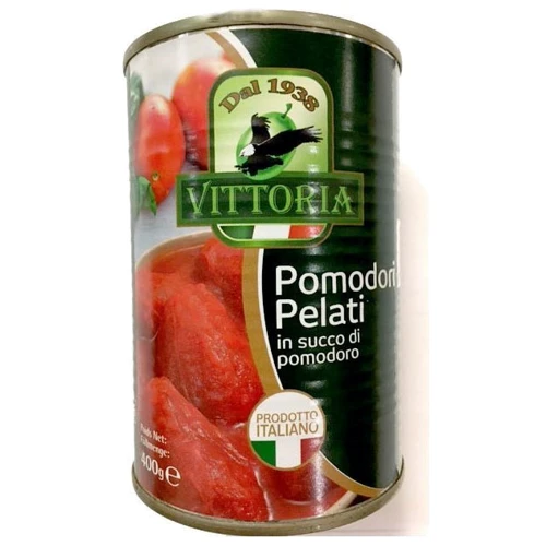 Очищенные помидоры Vittoria Olive Pomodori Pelati 400 г (WT00764)