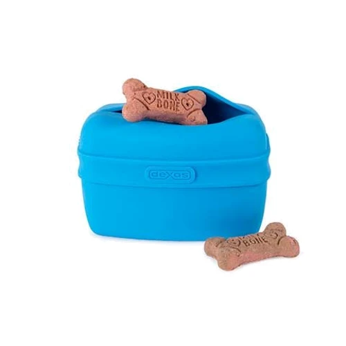 Контейнер Dexas для лакомств Pooch Pouch с клипсой на пояс Голубой (PW6002194)