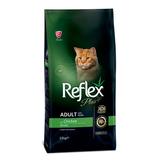 Сухий корм Reflex Plus для котів з куркою 15 кг (RFX-403)