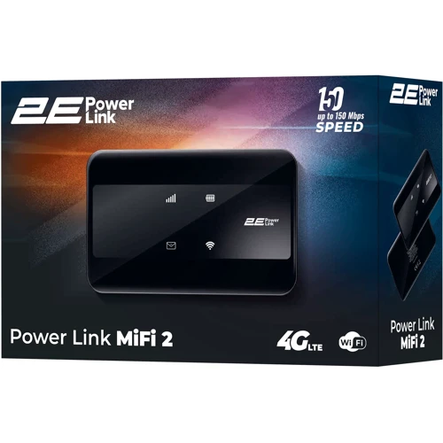 3G модем 2E PowerLink MiFi-2 (694743655346): Интерфейс подключения Wi-Fi, USB