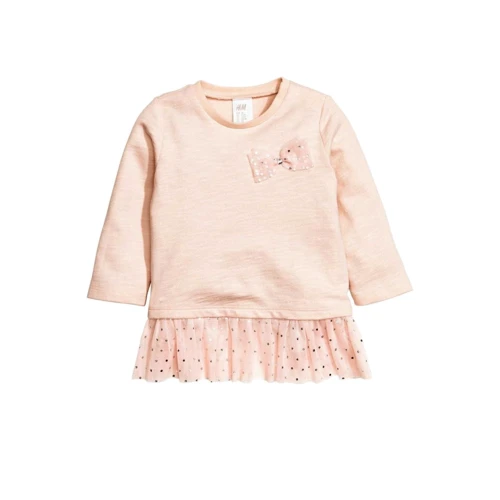 Лонгслів H & M 8Z4400854 92 см пудровий