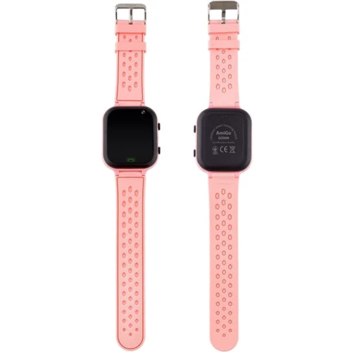 Смарт-часы AmiGo GO009 Camera+Led Pink: Емкость батареи, мАч 400