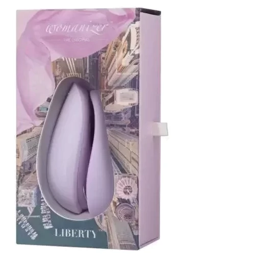 Клиторальный стимулятор Womanizer Liberty Lilac blue