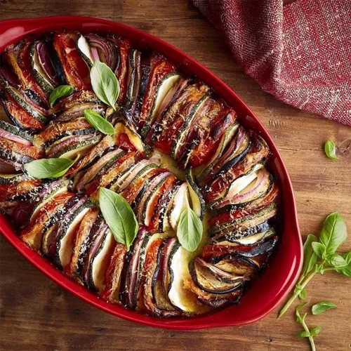 Форма для выпечки Emile Henry Ovenware овальная 27x17.5 см красная (349050): Материал Керамика