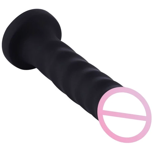 Силиконовый фаллоимитатор для секс-машин Hismith 7.1″ Anal Dildo Black