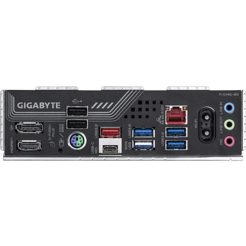 GIGABYTE B850 GAMING X WIFI6E UA: Разъемы на задней панели USB 3.2 Gen 2, HDMI, Ethernet RJ-45, DisplayPort