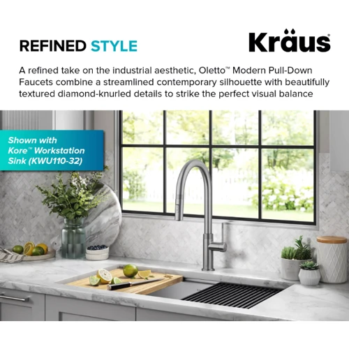 Змішувач для кухонного миття Kraus KPF-2654SFS