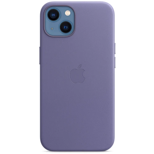 Чехол для iPhone Apple for iPhone 13 Leather Case with MagSafe Wisteria (MM163) : Материалы кожа