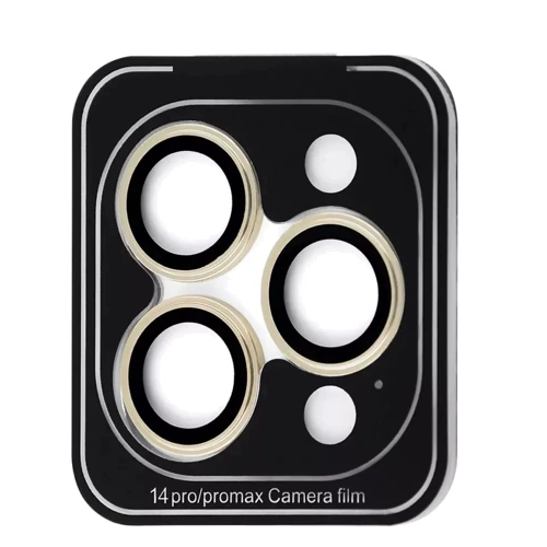 Захисне скло для iPhone Proove Tempered Glass Achilles Gold for Camera iPhone Pro 14 Pro / 14 Pro Max